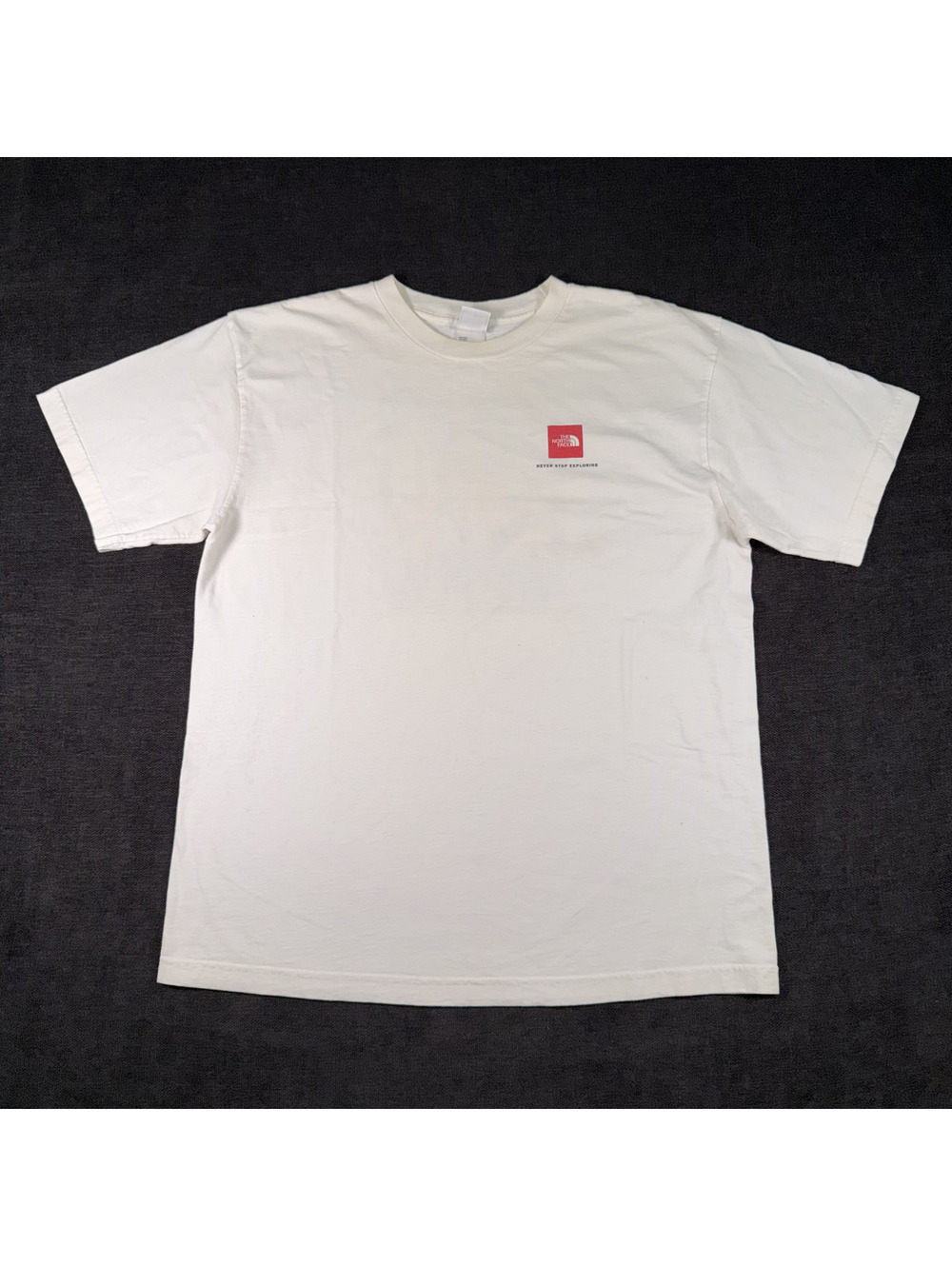 The North Face Men's White Cotton T-Shirt L
